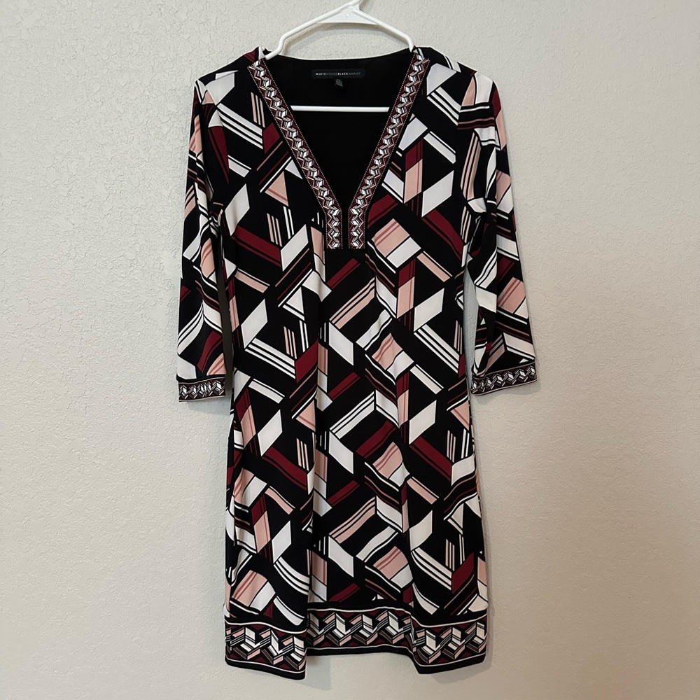 Cute White House Black Market Dress